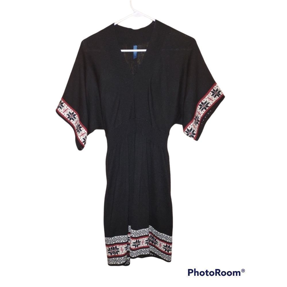 Falls Creek Sweater Short Sleeve Dress